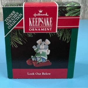 Hallmark Keepsake Ornament Look Out Below Handcrafted Hand Painted Dated 1991